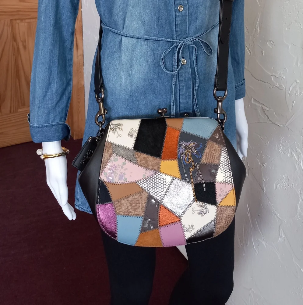 Coach Multicolor Patchwork Crossbody Bag - Picture 3 of 16